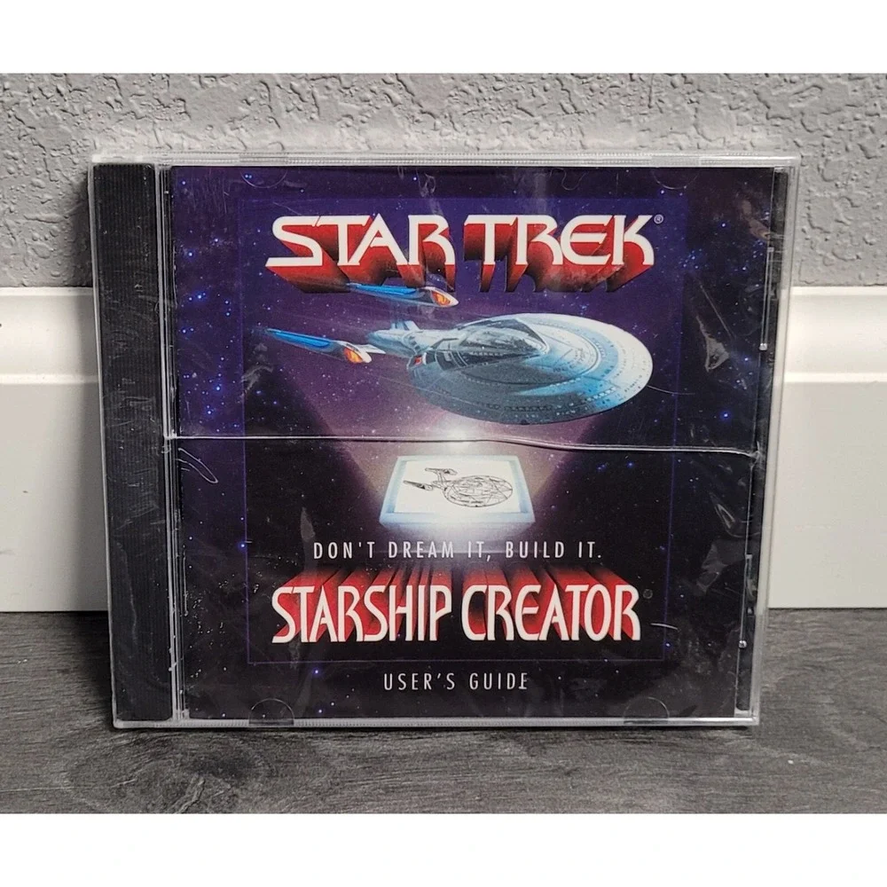 Star Trek Starship Creator CD-ROM Computer Software